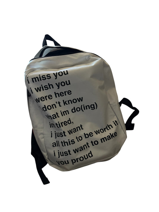 I Miss You Backpack